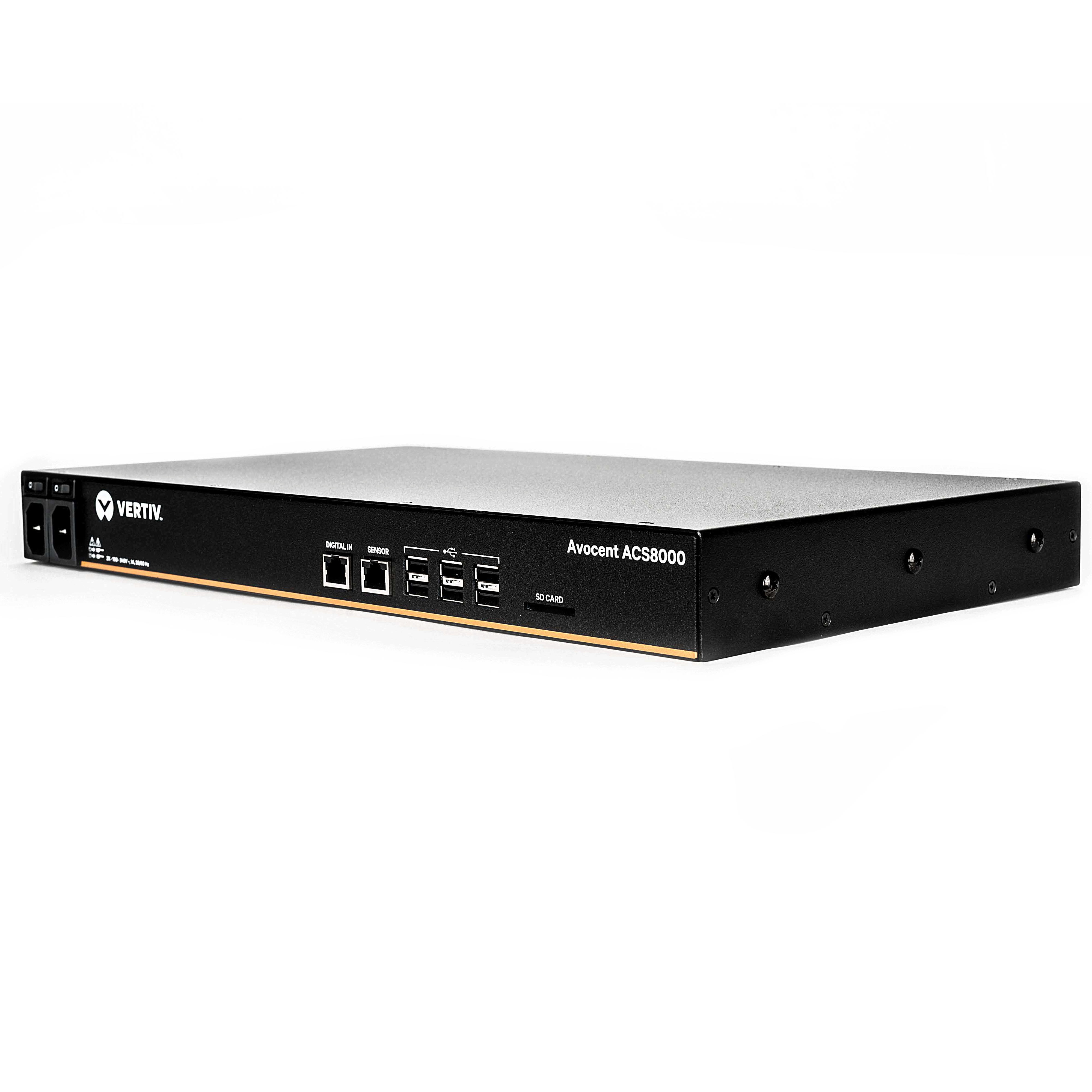 Avocent ACS 8000 Serial Console ACS8048DAC - Konsolenserver - 48 Anschlüsse - 1GbE, RS-232, RS-422, RS-485 - 1U - Rack-montierbar
