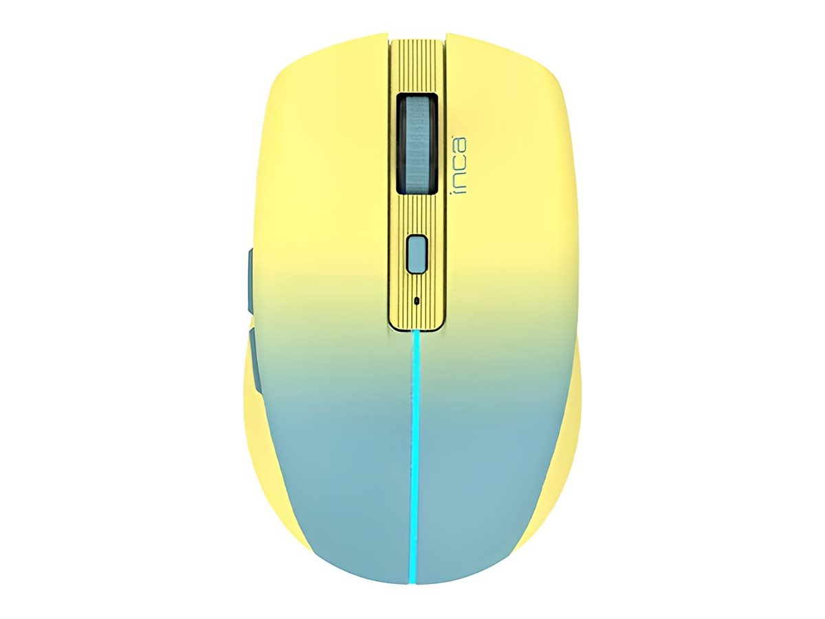 INCA Maus IWM-511RS Blt+Wrls RGB Color-Basisfarbe Gelb