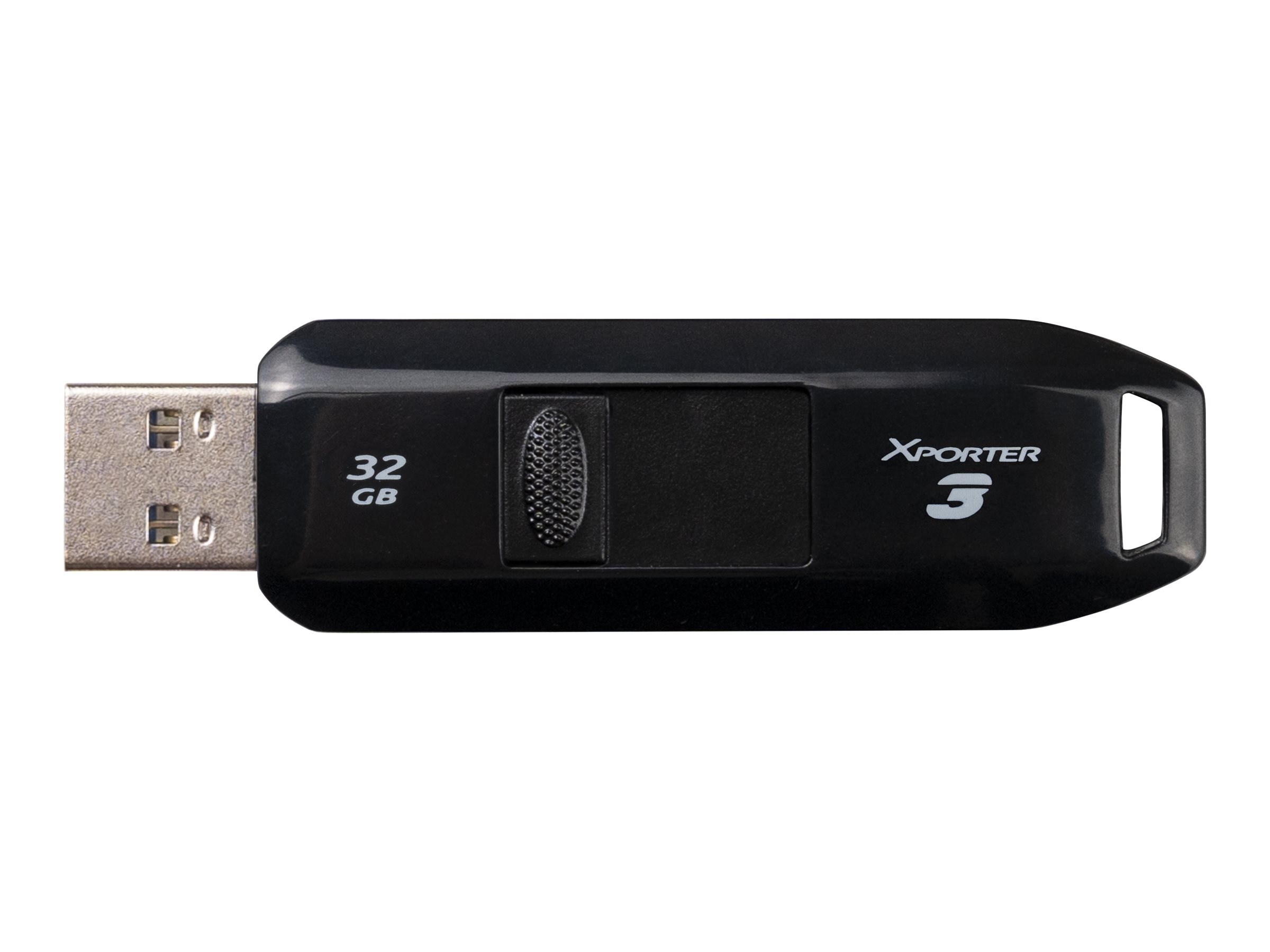 PATRIOT Memory Xporter 3 - 32 GB - USB Typ-A - 3.2 Gen 1 (3.1 Gen 1) - Dia - 10 g - Schwarz