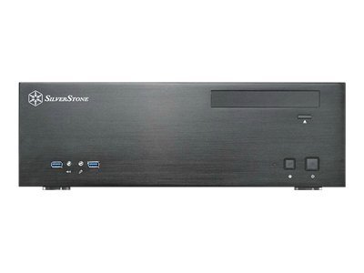 SilverStone Grandia GD04 - Tower - micro ATX - keine Spannungsversorgung (ATX / PS/2) - Schwarz - USB/Audio