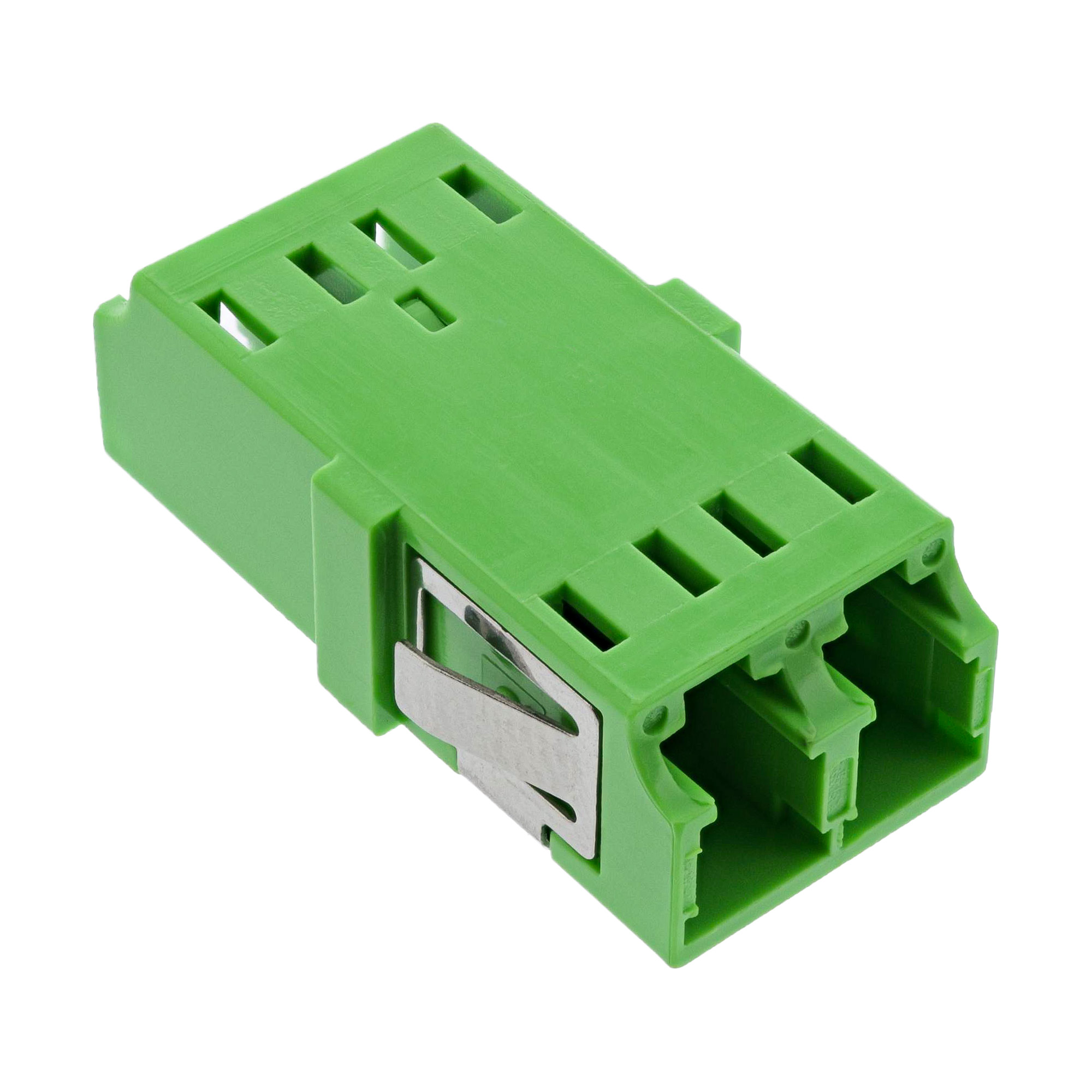 InLine LWL Kupplung Duplex LC/LC singlemode gruen Keramik-Huelse