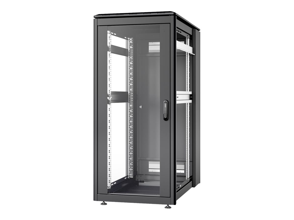 Digitus Unique Series - Schrank Netzwerkschrank - 600 x 1.000 mm (B x T) - Schwarz, RAL 9005 - 26U - 48.3 cm (19")