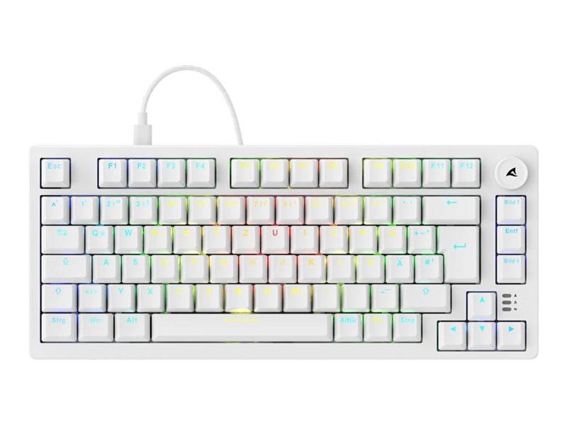 Sharkoon Gaming Tastatur Skiller SGK25 weiß DE