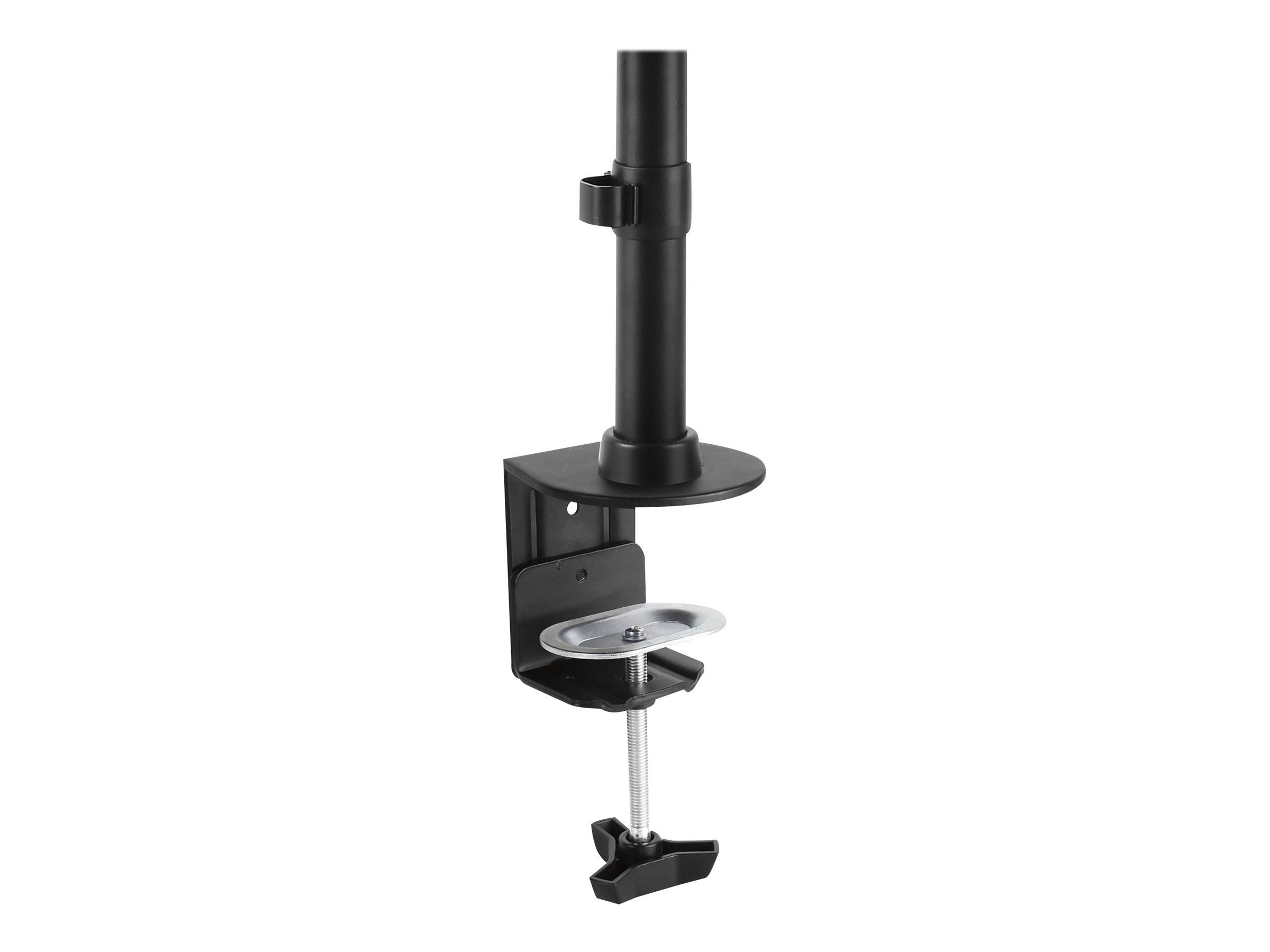 StarTech Vertical Desk Mount Dual Monitor Arm - For Monitors 13" to 27" - Adjustable - Desk Clamp / Grommet-Hole Mount - Dual VESA Monitors - Black (ARMDUALV) - Befestigungskit für 2 Monitore - stabiler Stahl - Schwarz - Bildschirmgröße: 33-68.6 cm (13"-2