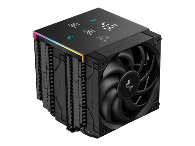Deepcool AK620 DIGITAL PRO WH Air Cooler Dual Tower FT12 SE FDB Fans Real-Time CPU Status