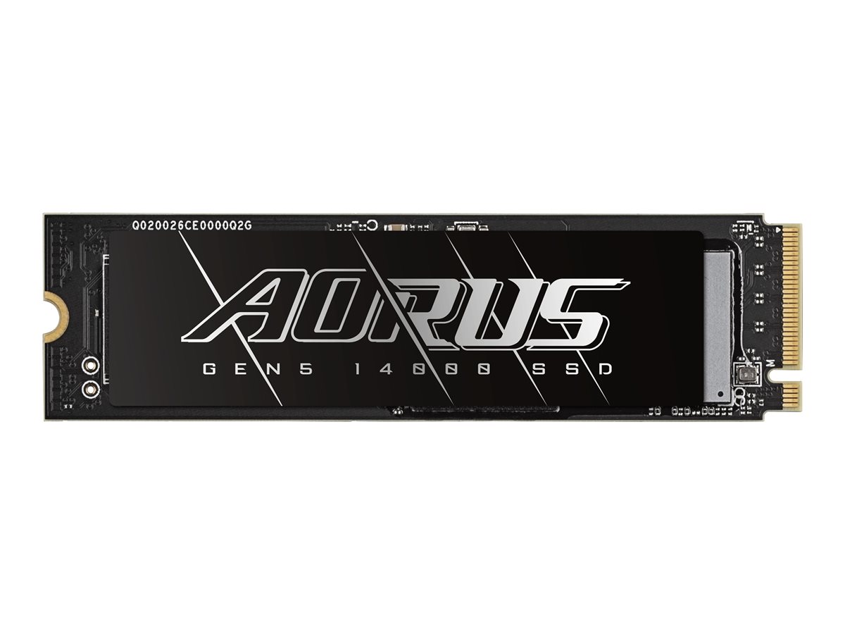 Gigabyte AORUS Gen5 14000 - SSD - 4 TB - intern - M.2 2280 - PCI Express 5.0 x4 (NVMe)