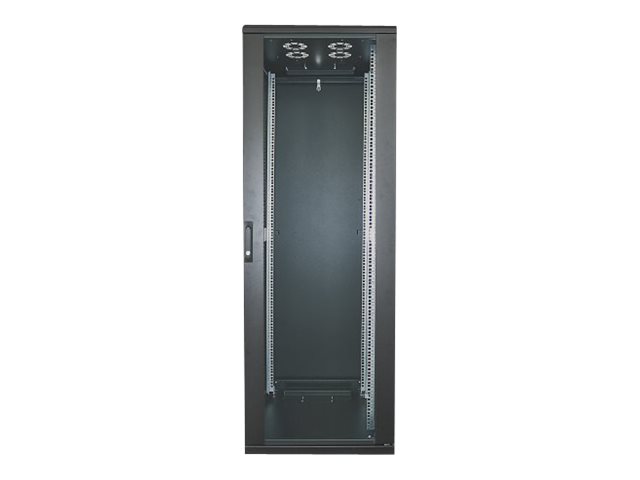 Intellinet Network Cabinet, Free Standing (Standard), 32U, Usable Depth 123 to 373mm/Width 503mm, Black, Flatpack, Max 1500kg, Server Rack, IP20 rated, 19", Steel, Multi-Point Door Lock, One Lock Per Side Panel, Three Year Warranty - Schrank Netzwerkschra