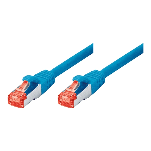exertis Connect - Patch-Kabel - RJ-45 (M) zu RJ-45 (M) - 15 m - SSTP-Kabel - CAT 6 - halogenfrei - Blau