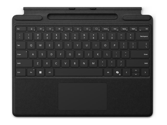 Microsoft Surface Pro Keyboard - Tastatur - mit Trackpad, Beschleunigungsmesser, Surface Slim Pen