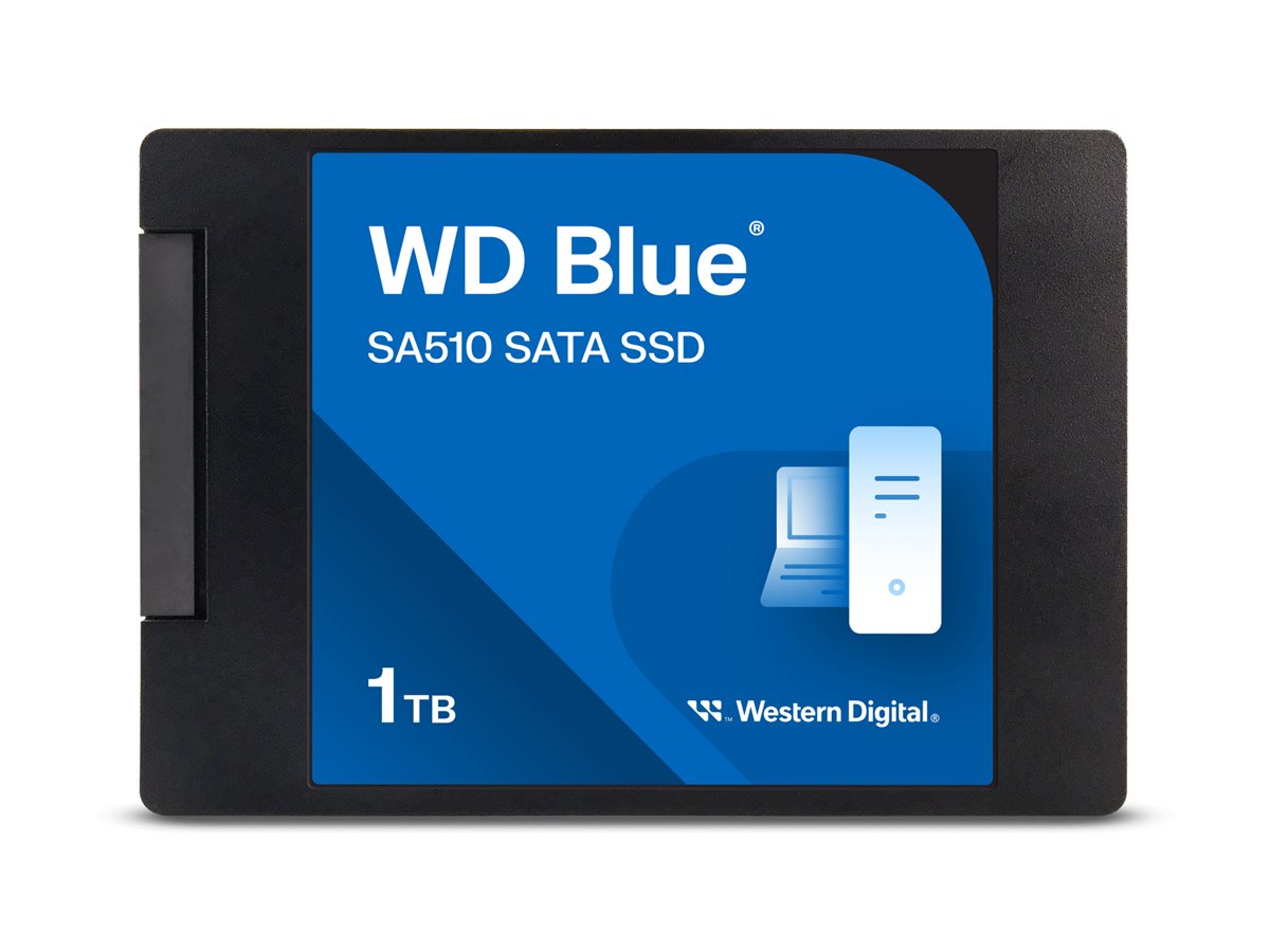 WD Blue SA510 WDS100T3B0A-00AXR0 - SSD - 1 TB - intern - 2.5" (6.4 cm) - SATA 6Gb/s