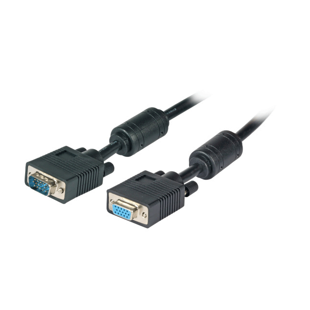 EFB Elektronik SVGA/HDTV Verlängerungskabel 1,8 m HD-15 VGA (M) bis HD-15 VGA (W) - K5327SW.1,8