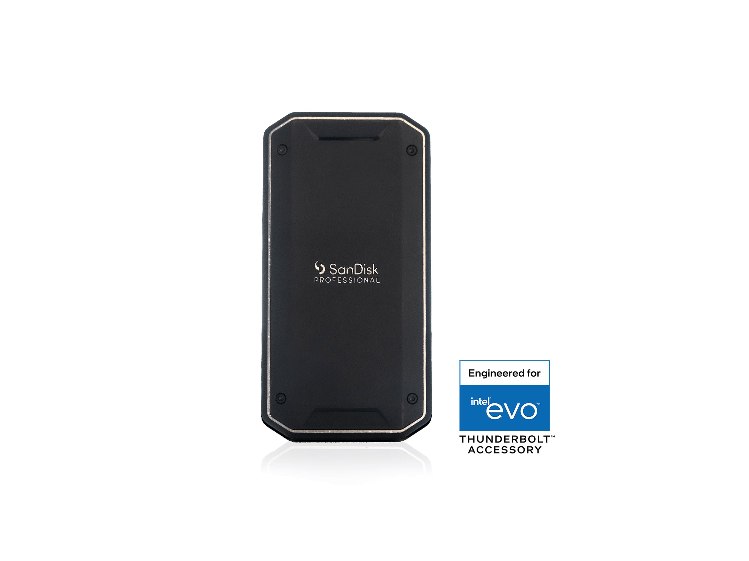 SanDisk Professional PRO-G40 - SSD - 2 TB - exFAT - extern (tragbar) - USB 3.2 Gen 2 / Thunderbolt 3 (USB-C Steckverbinder) - Schwarz