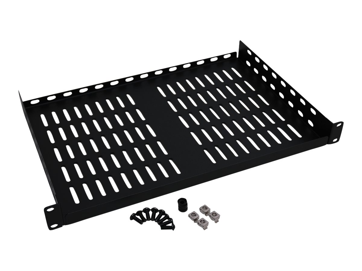 Eaton Tripp Lite Series Rack Enclosure Cabinet Cantilever Fixed Shelf 40lb Capacity 1URM - Rack - Regal - Schwarz - 1U