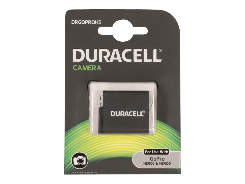 Duracell DRGOPROH5 - GoPro - 1250 mAh - 3,8 V - Lithium-Ion (Li-Ion) - 1 Stück(e)