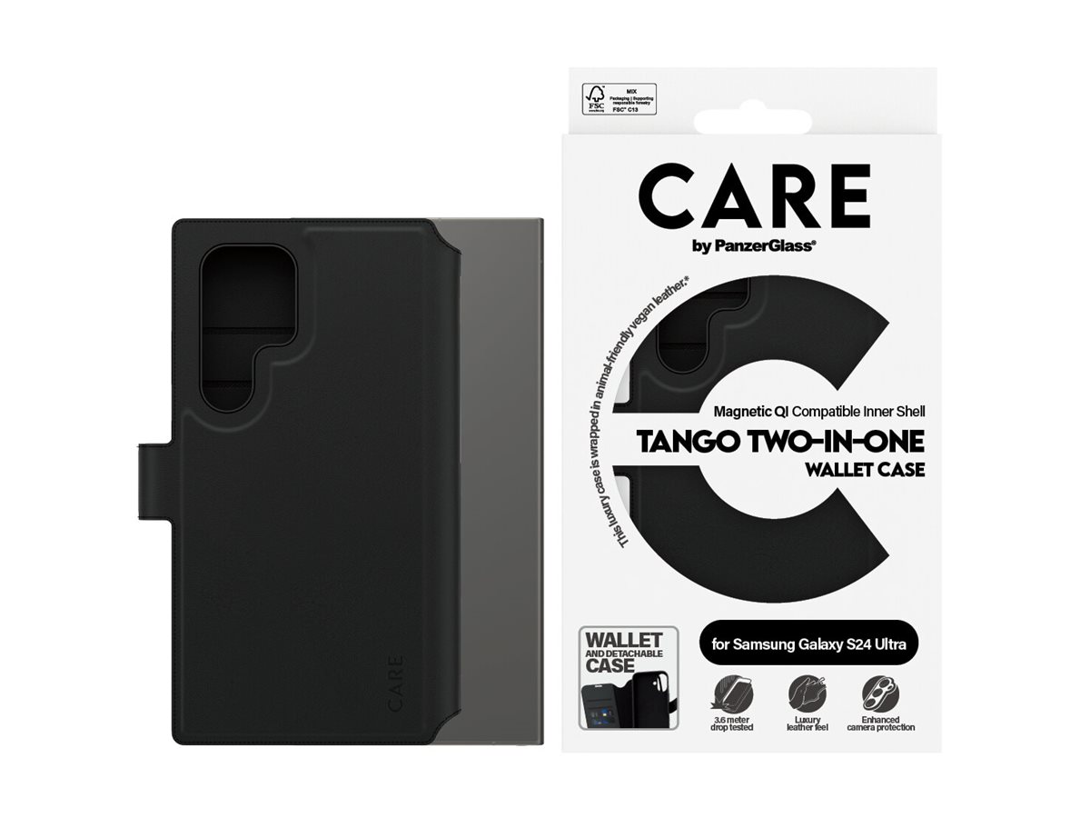 PanzerGlass CARE by PanzerGlass Tango - Flip-Hülle für Mobiltelefon - 2-in-1 Geldbörse - T