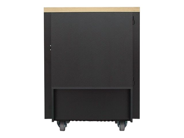 APC NetShelter CX - Schrank - mit Stromverteilungseinheit - helle Eiche - 18U - 48.3 cm (19")