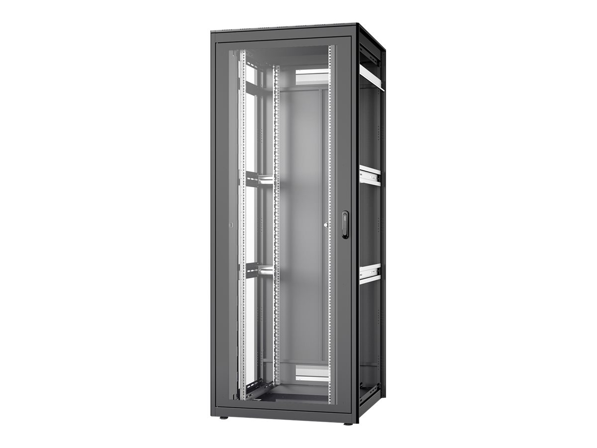 Digitus Unique Series - Schrank Netzwerkschrank - 800 x 800 mm (B x T) - Schwarz, RAL 9005 - 42HE - 48.3 cm (19")