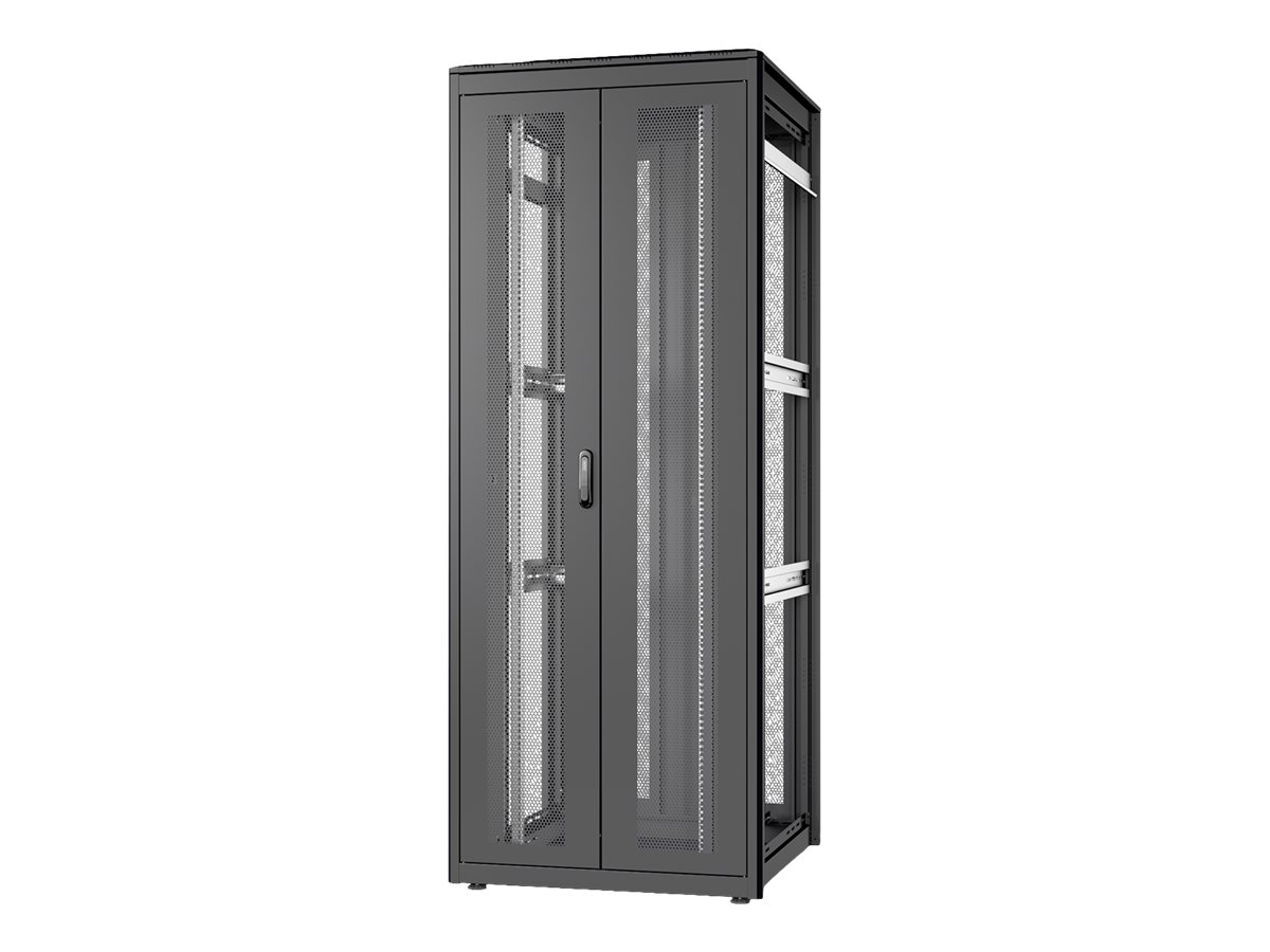 Digitus Unique Series - Schrank Netzwerkschrank - 800 x 800 mm (B x T) - Schwarz, RAL 9005 - 42HE - 48.3 cm (19")