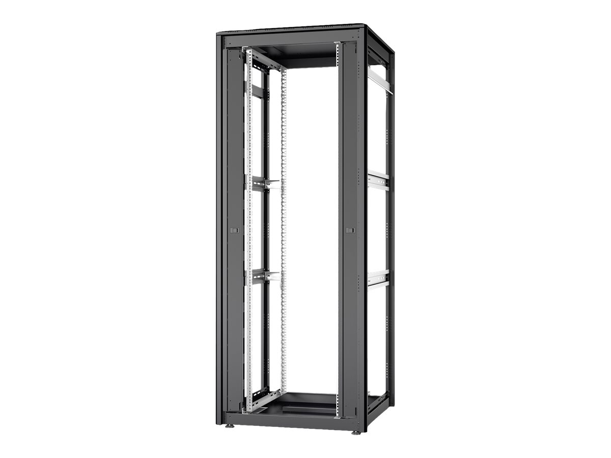 Digitus Unique Series - Schrank offener Rahmen - Schwarz, RAL 9005 - 42HE - 48.3 cm (19")