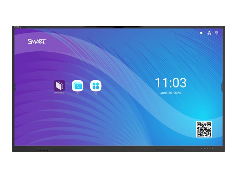 SMART Board NX186 - 218 cm (86") Diagonalklasse NX Series LCD-Display mit LED-Hintergrundbeleuchtung - interaktive Digital Signage - Android - 4K UHD (2160p) 3840 x 2160 - Schwarz