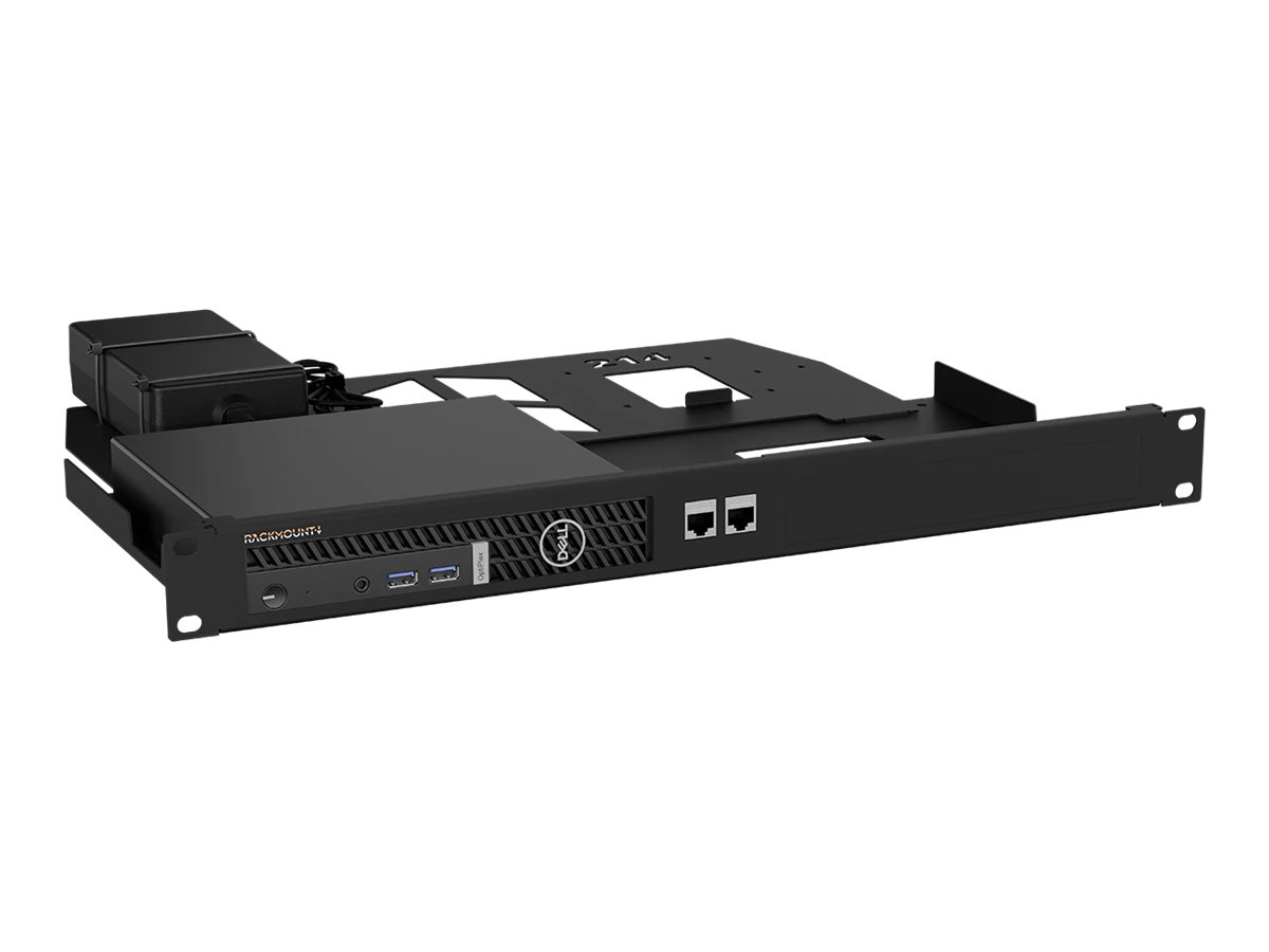 Rackmount.IT Rackmontagesatz - Jet Black - 1U - 48.3 cm (19")