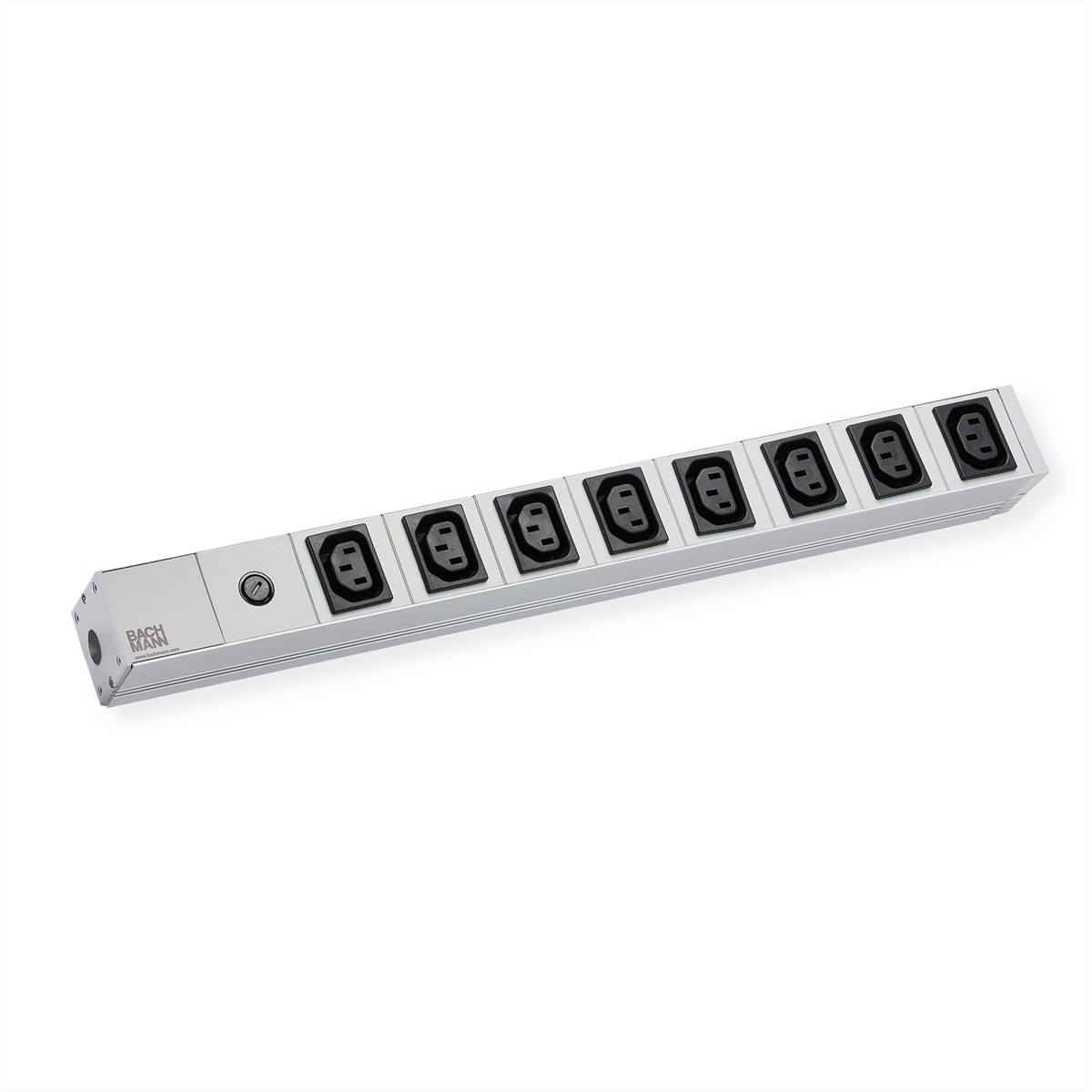 Bachmann - Steckdosenleiste (Rack - einbaufähig) - Wechselstrom 250 V - Ausgangsanschlüsse: 8 (IEC 60320 C13) - 1U - 48.3 cm (19")