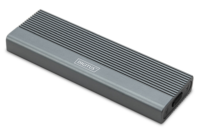 DIGITUS USB M.2 Festplattengehäuse, SSD, extern, NVMe + SATA, 10Gbps (NVMe) 6 Gbps (SATA),USB3.1 Ge