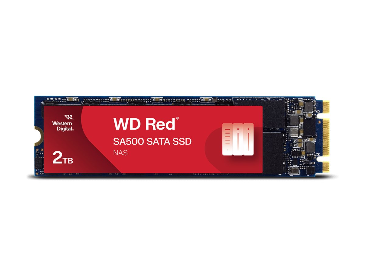 WD Red SA500 WDS200T1R0B-68A4Z0 - SSD - 2 TB - intern - M.2 2280 - SATA 6Gb/s
