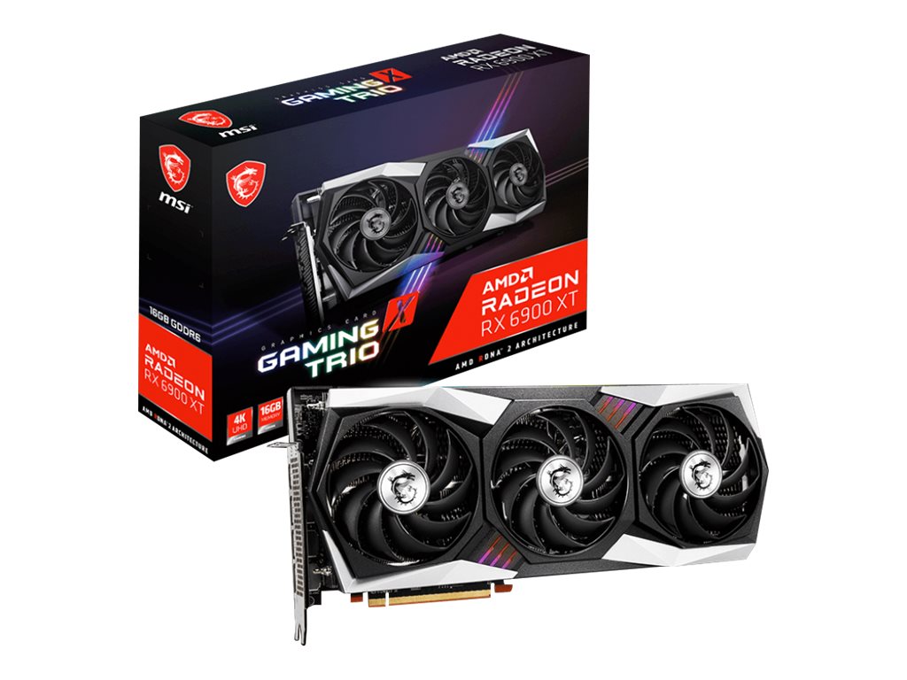 MSI Radeon RX 6900 XT GAMING X TRIO 16G - Grafikkarten - Radeon RX 6900 XT - 16 GB GDDR6 - PCIe 4.0 - HDMI, 3 x DisplayPort