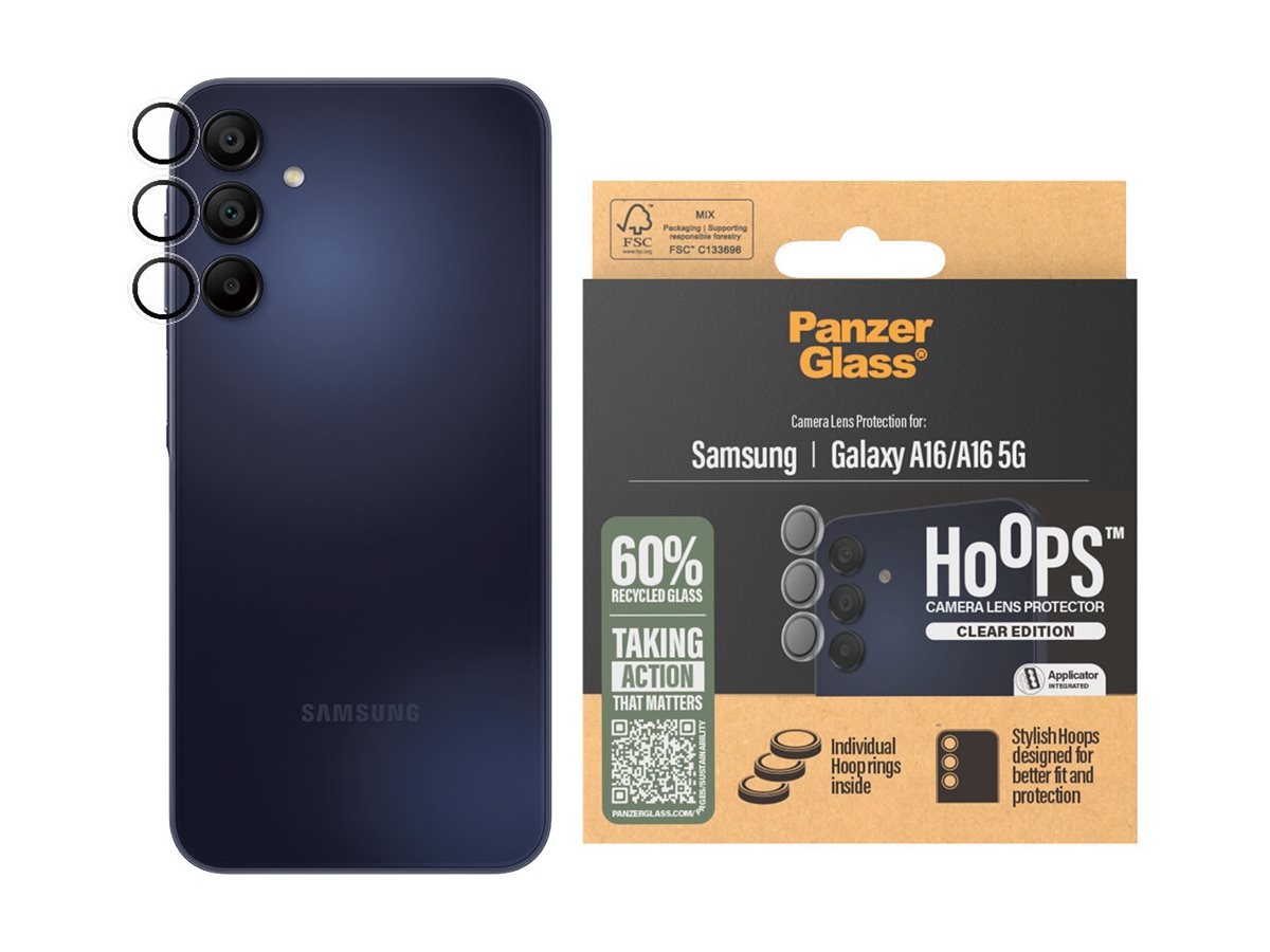 PanzerGlass Hoops - Objektivschutz für Handy - durchsichtig - für Samsung Galaxy A16, A16 5G