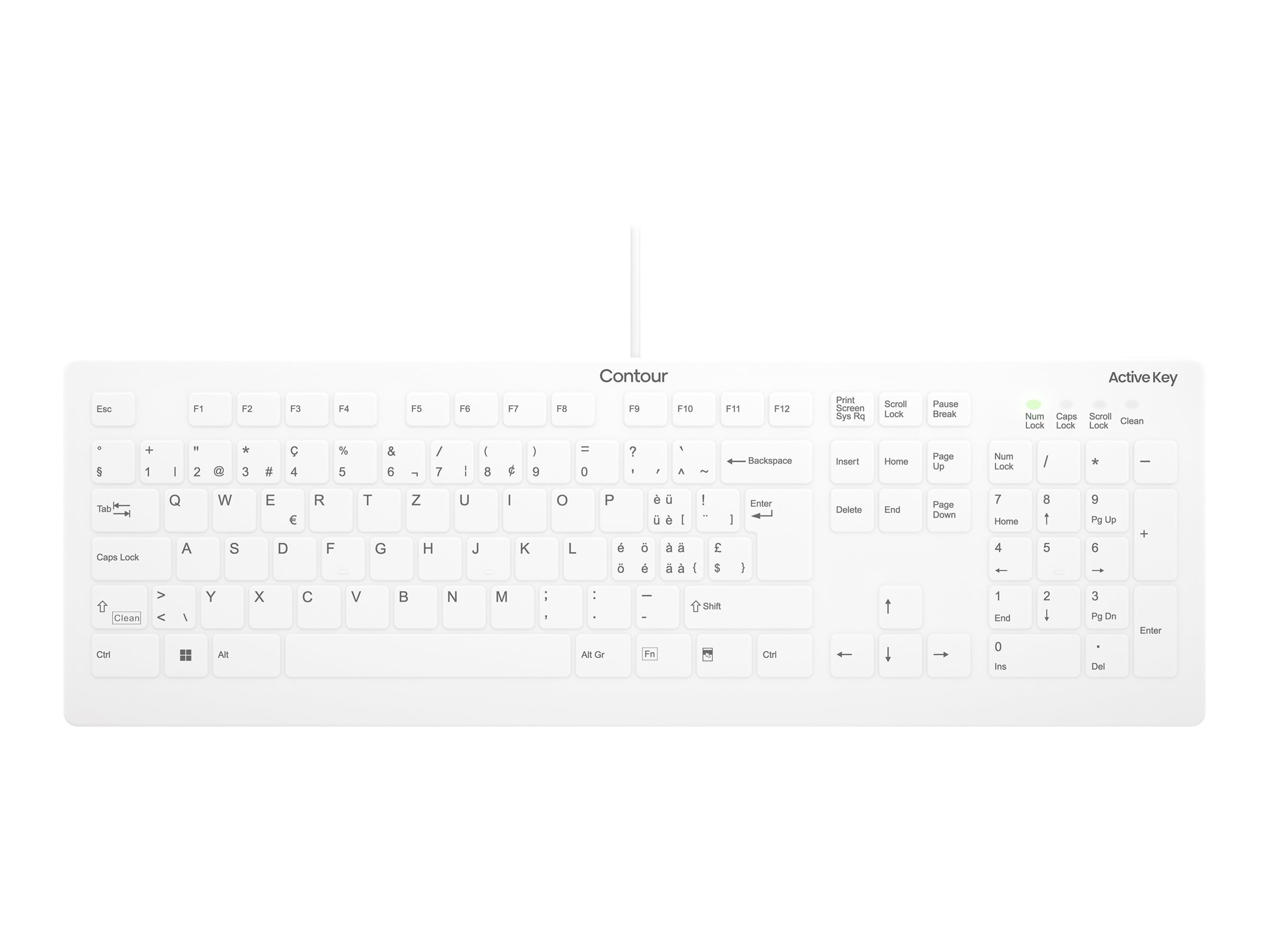 Cherry Active Key AK-C8112 - Tastatur - medical - 100%