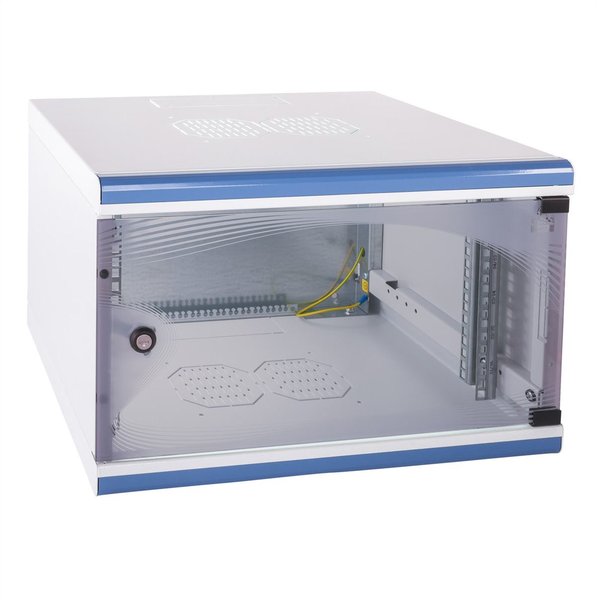 APRA optiRACK 9HE 480x550x450mm RAL 7035 lichtgrau