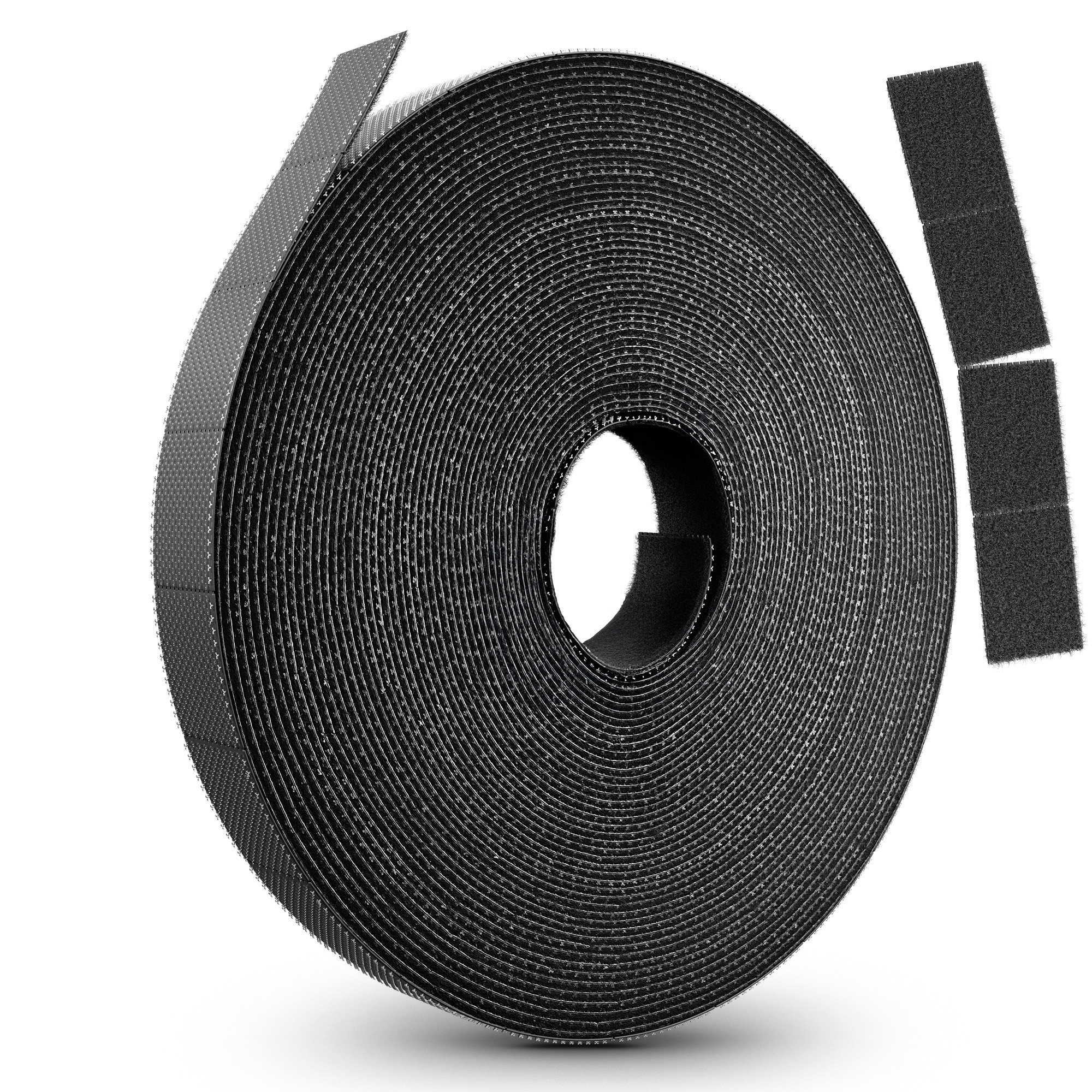 Label-the-cable LTC Klettrolle Rip Roll zum Bündeln&Ordnen schwarz