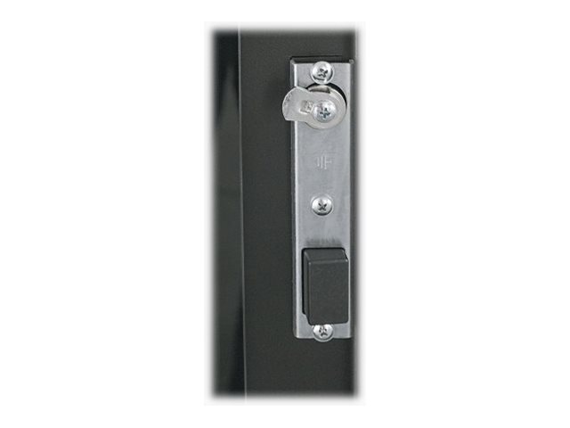 Intellinet Network Cabinet, Free Standing (Standard), 32U, Usable Depth 123 to 573mm/Width 503mm, Black, Flatpack, Max 1500kg, Server Rack, IP20 rated, 19", Steel, Multi-Point Door Lock, One Lock Per Side Panel, Three Year Warranty - Schrank Netzwerkschra