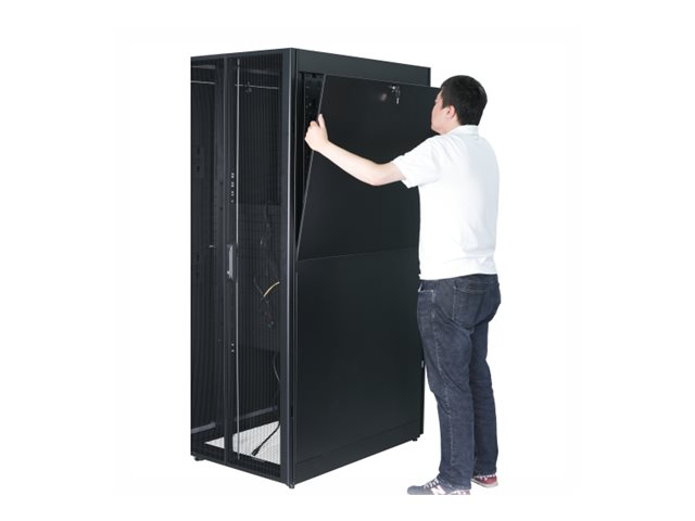 APC Easy Rack - Seitenwand für Rack - Schwarz - 48U - 48.3 cm (19")