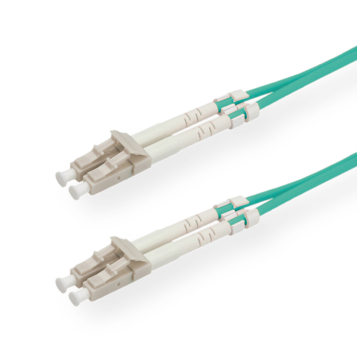 Secomp - Netzwerkkabel - LC Multi-Mode (M) zu LC Multi-Mode (M) - 2 m - Glasfaser - 50/125 Mikrometer - OM3 - halogenfrei - grün