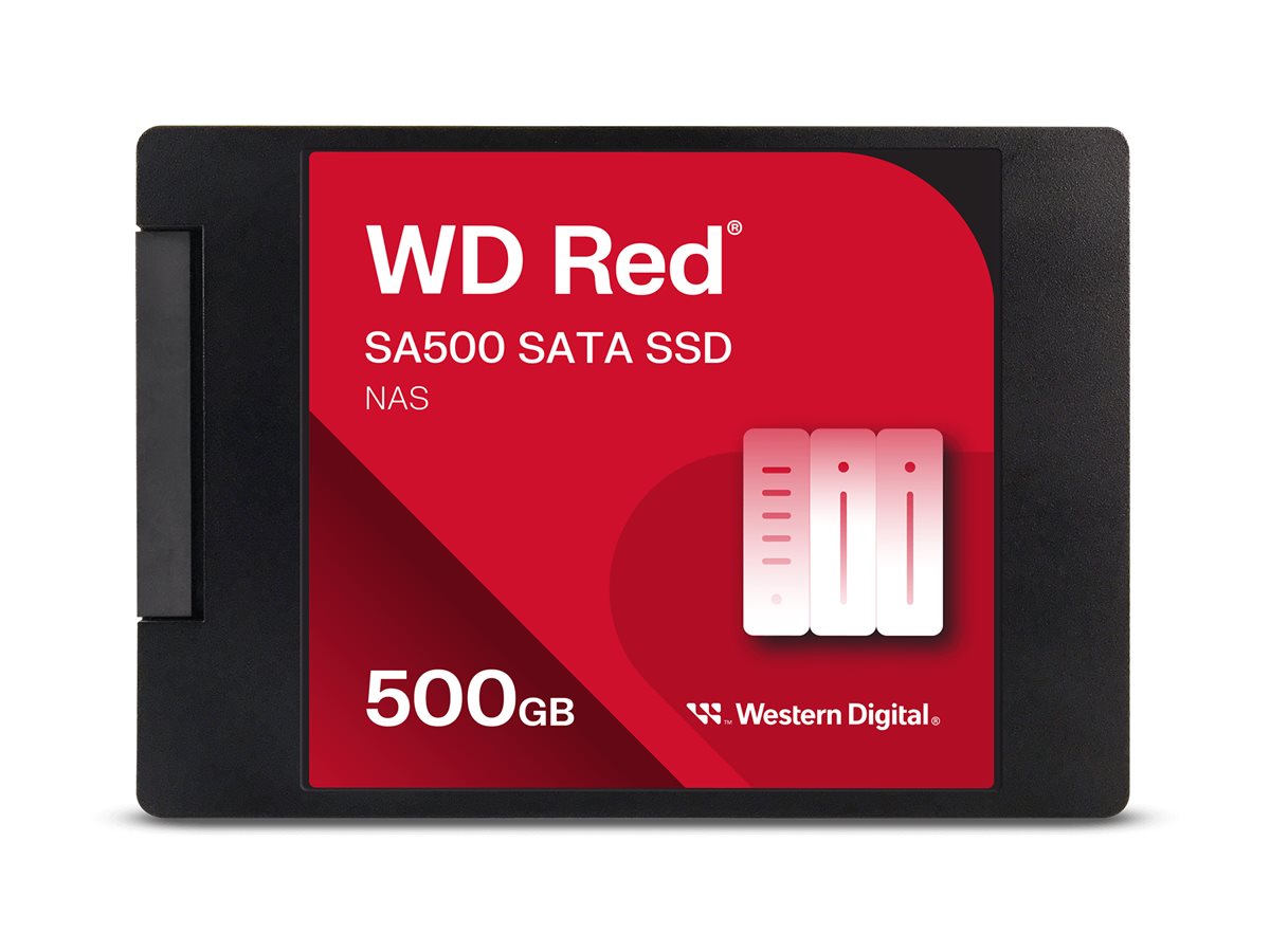WD Red SA500 WDS500G1R0A-68A4W0 - SSD - 500 GB - intern - 2.5" (6.4 cm) - SATA 6Gb/s