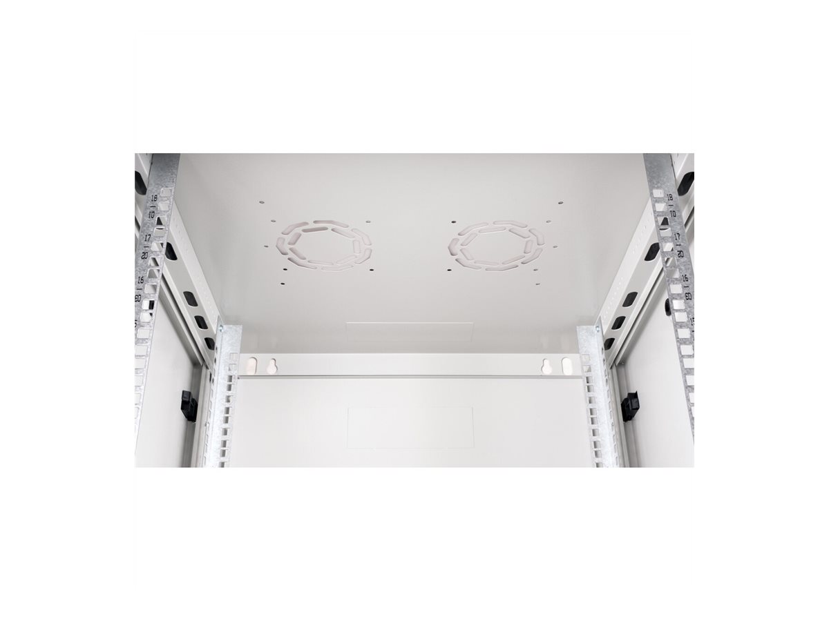 ROLINE 19 Zoll Wandgehäuse Basic Plus 600x600 BxT grau
