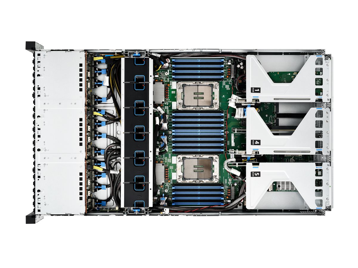 MiTAC R2520G6U2XD - Server - Rack-Montage - 2U - zweiweg - keine CPU - SATA - Hot-Swap 6.4 cm (2.5"