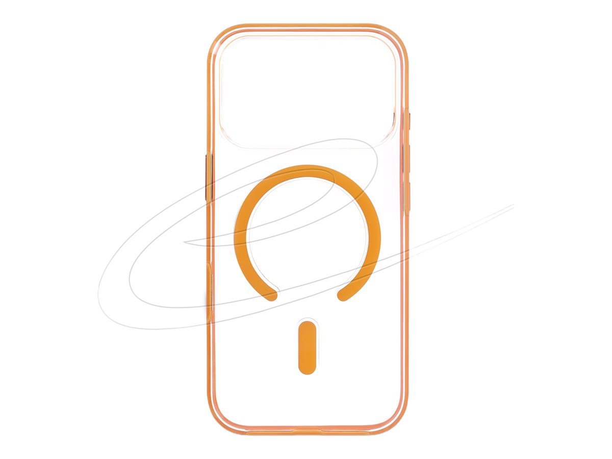 Delock Schutzhülle iPhone 17 Pro transparent -orange MagSafe