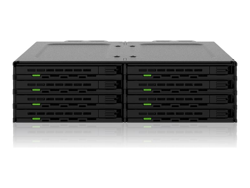 Icy Dock ExpressCage MB038SP-B - 8 Slot 2.5" SAS/SATA HDD/SSD Wechselrahmen für 5.25"