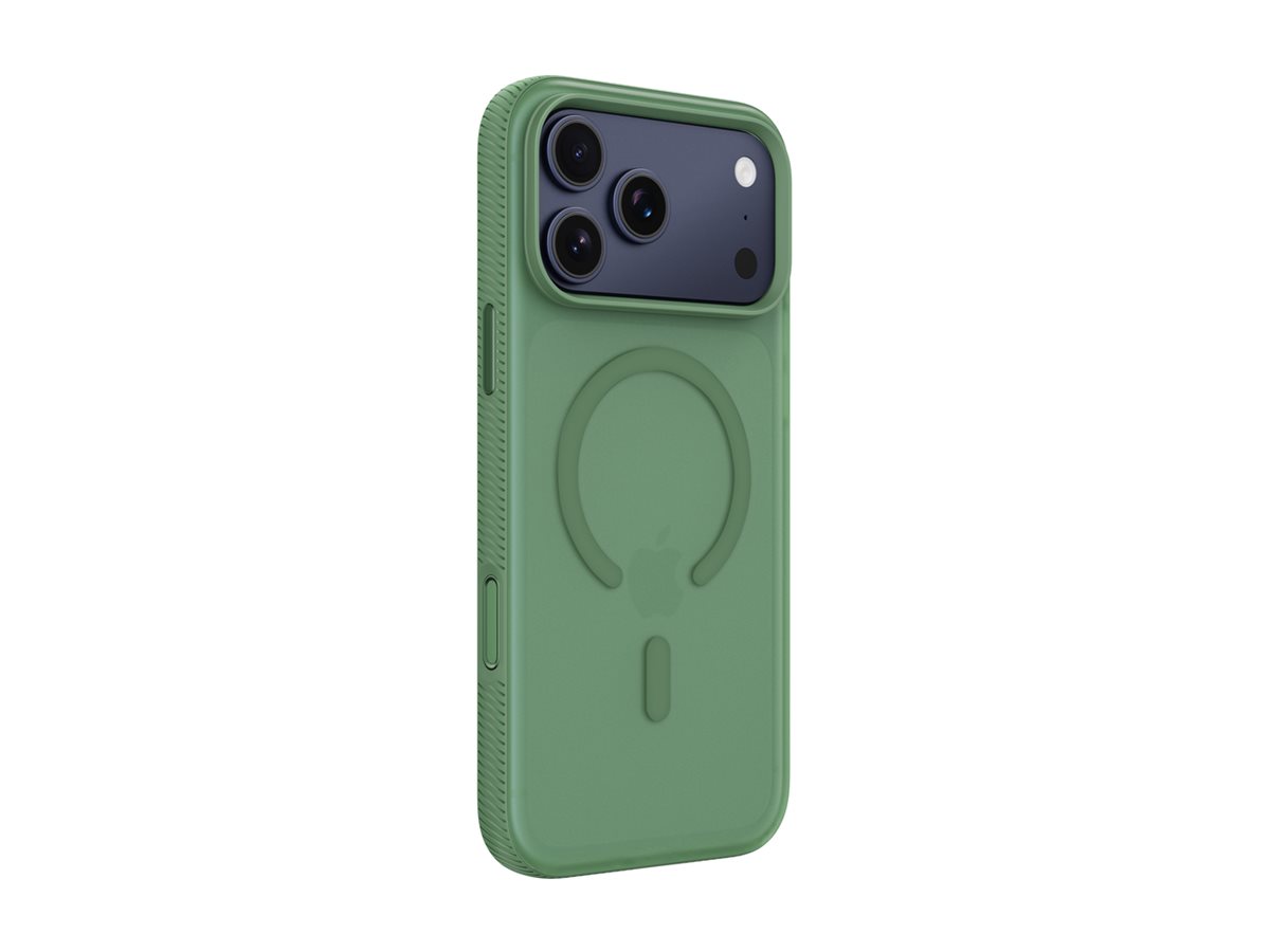Belkin SheerForce Grip Series - Hintere Abdeckung für Mobiltelefon - MagSafe-Kompatibilität - aus recycelten Materialien hergestellt - Pistachio Green - für Apple iPhone 17 Pro Max