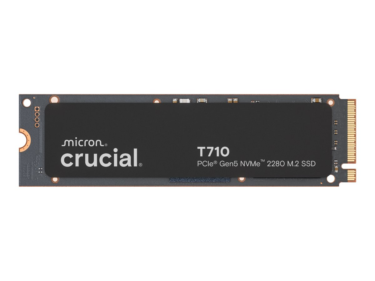 Crucial T710 - SSD - verschlüsselt - 1 TB - intern - M.2 2280 - PCI Express 5.0 (NVMe) - TCG Opal Encryption 2.01