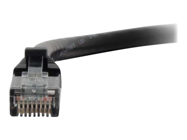 C2G Cat6 Booted Unshielded (UTP) Network Patch Cable - Patch-Kabel - RJ-45 (M) zu RJ-45 (M) - 30 cm - UTP - CAT 6 - geformt, ohne Haken, verseilt - Schwarz