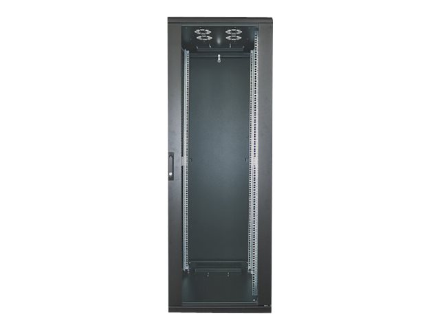 Intellinet Network Cabinet, Free Standing (Standard), 36U, Usable Depth 123 to 573mm/Width 503mm, Black, Flatpack, Max 1500kg, Server Rack, IP20 rated, 19", Steel, Multi-Point Door Lock, One Lock Per Side Panel, Three Year Warranty - Schrank Netzwerkschra