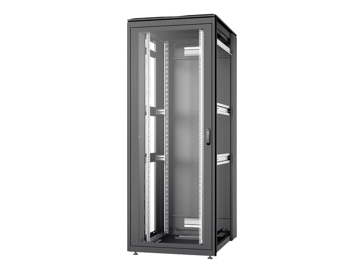 Digitus Unique Series - Schrank Netzwerkschrank - 800 x 1000 mm (B x T) - Schwarz, RAL 9005 - 42HE - 48.3 cm (19")