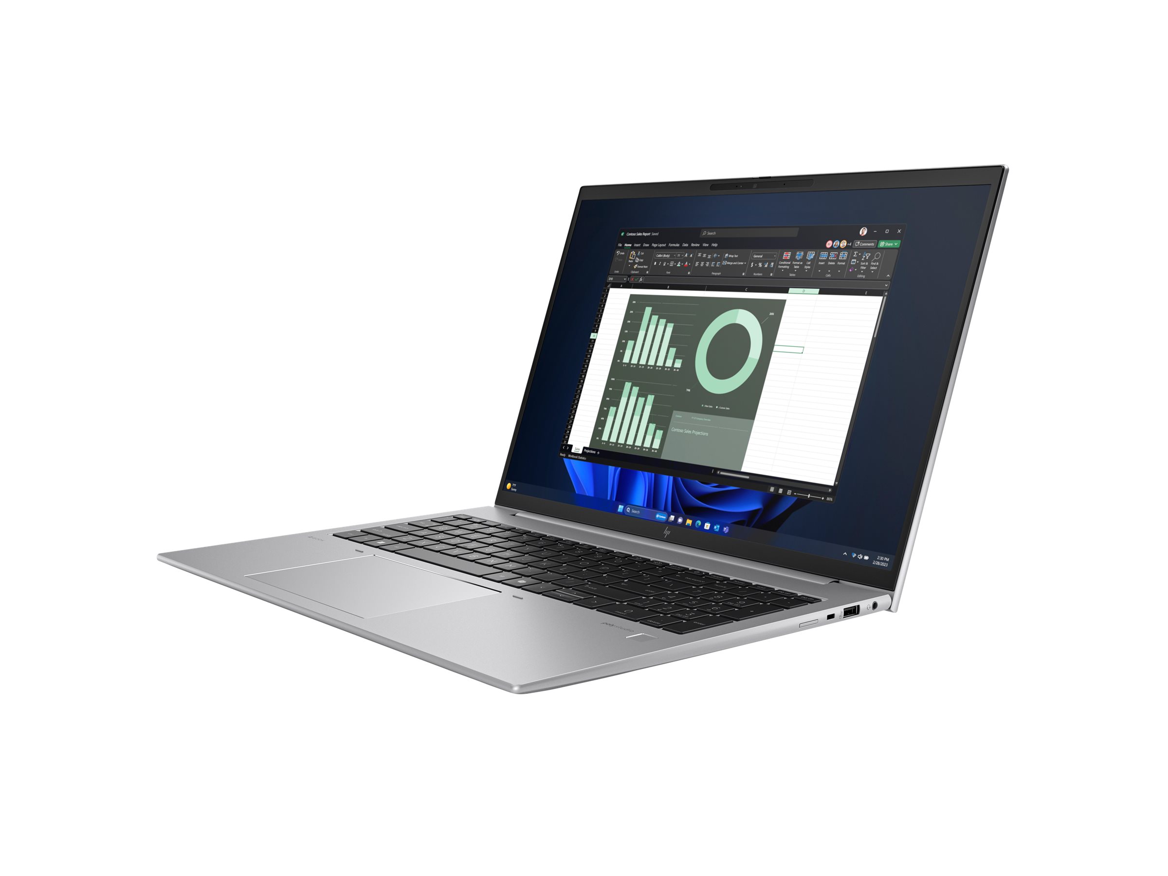 HP ZBook Firefly 16 G11 Mobile Workstation - Intel Core Ultra 7 155H / 1.4 GHz - Win 11 Pro - Intel Arc Graphics - 32 GB RAM - 1 TB SSD NVMe, TLC - 40.6 cm (16") IPS 1920 x 1200 - Wi-Fi 6E, Bluetooth - 5G LTE, NR - kbd: Deutsch - mit HP Wolf Pro Security
