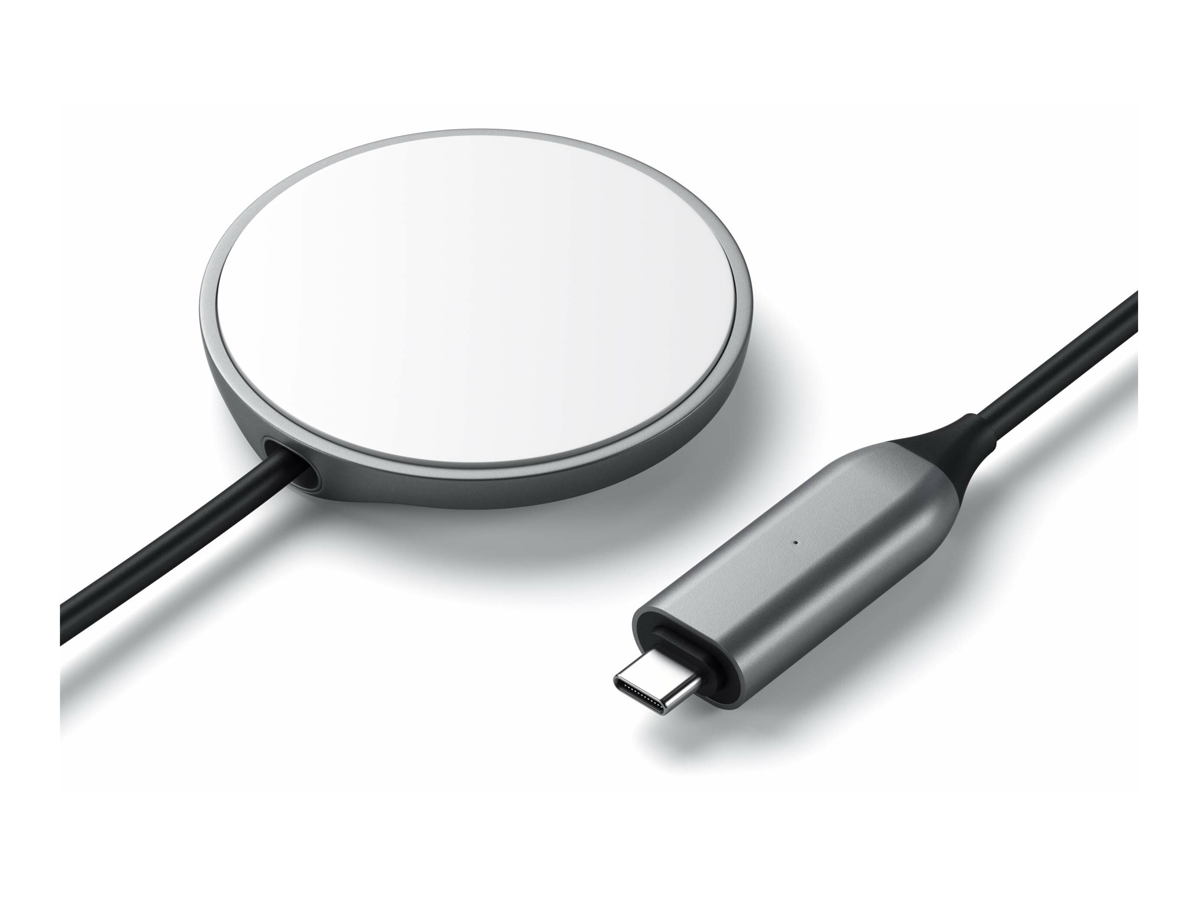 Satechi ST-UCQIMCM - Drinnen - USB - Kabelloses Aufladen - 1,5 m - Grau - Weiß