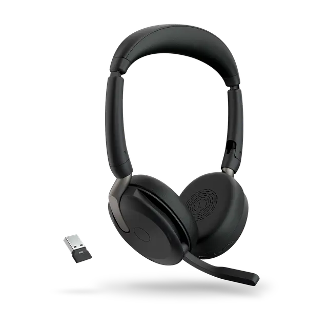 Jabra Evolve2 65 Flex Frontansicht im Horn Onlineshop