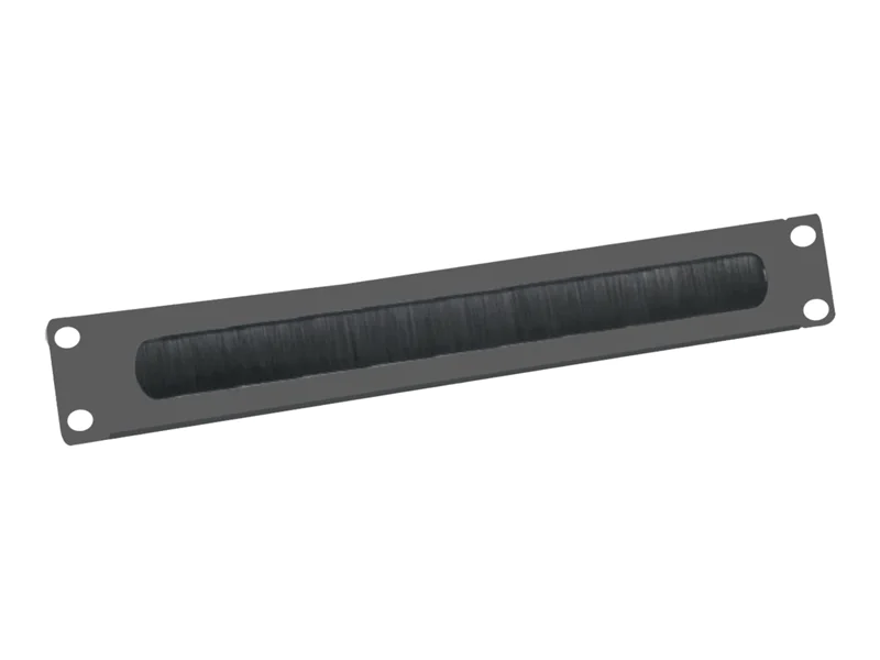VALUE Rack-Blende mit Bürste für Kabeldurchführung - RAL 9005 - 2U - 25.4/48.3 cm (10"/19") 26.99.0316
